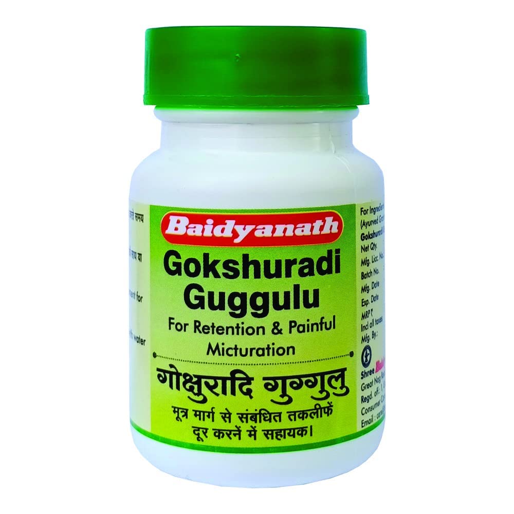 Gokshuradi Guggulu 30 gm / 80 tabs - For retention and painful micturition (Pack of 2) (B089DJHWY3) Amazon Price History, Amazon Price Tracker