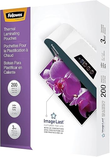 Miniatura 3 de Fellowes, Letter ImageLast Glossy, bolsas laminadas, Transparente