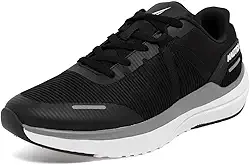 Tênis masculino – Sapatos casuais elegantes e confortáveis para caminhadas e corridas elegantes | Calçado atlético com cadarço - Manalapin