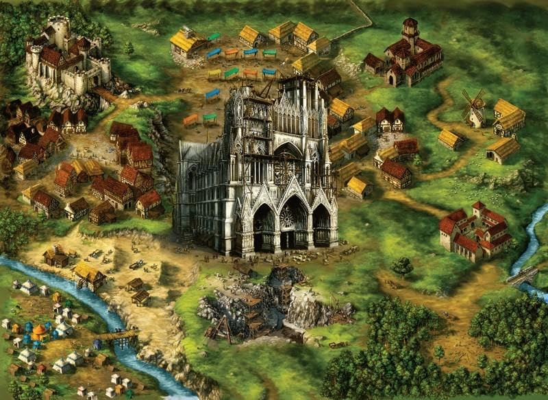 Ken Follett: Rompecabezas oficial The Kingsbridge de 1000 piezas miniatura 2