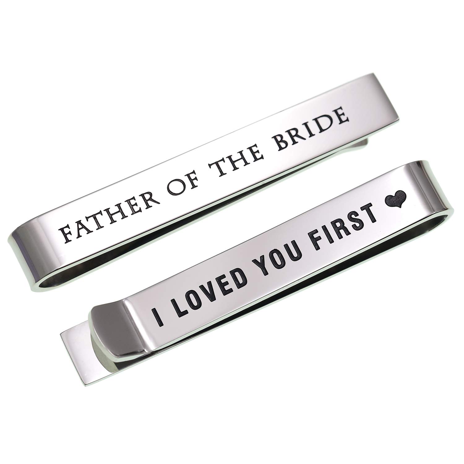 Lparkin Father Of The Bride Gifts Father Of The Groom Gifts Wedding Tie Clips Gifts For Groomsmen From The Bride Buy Online In Bahamas At Bahamas Desertcart Com Productid 106676805