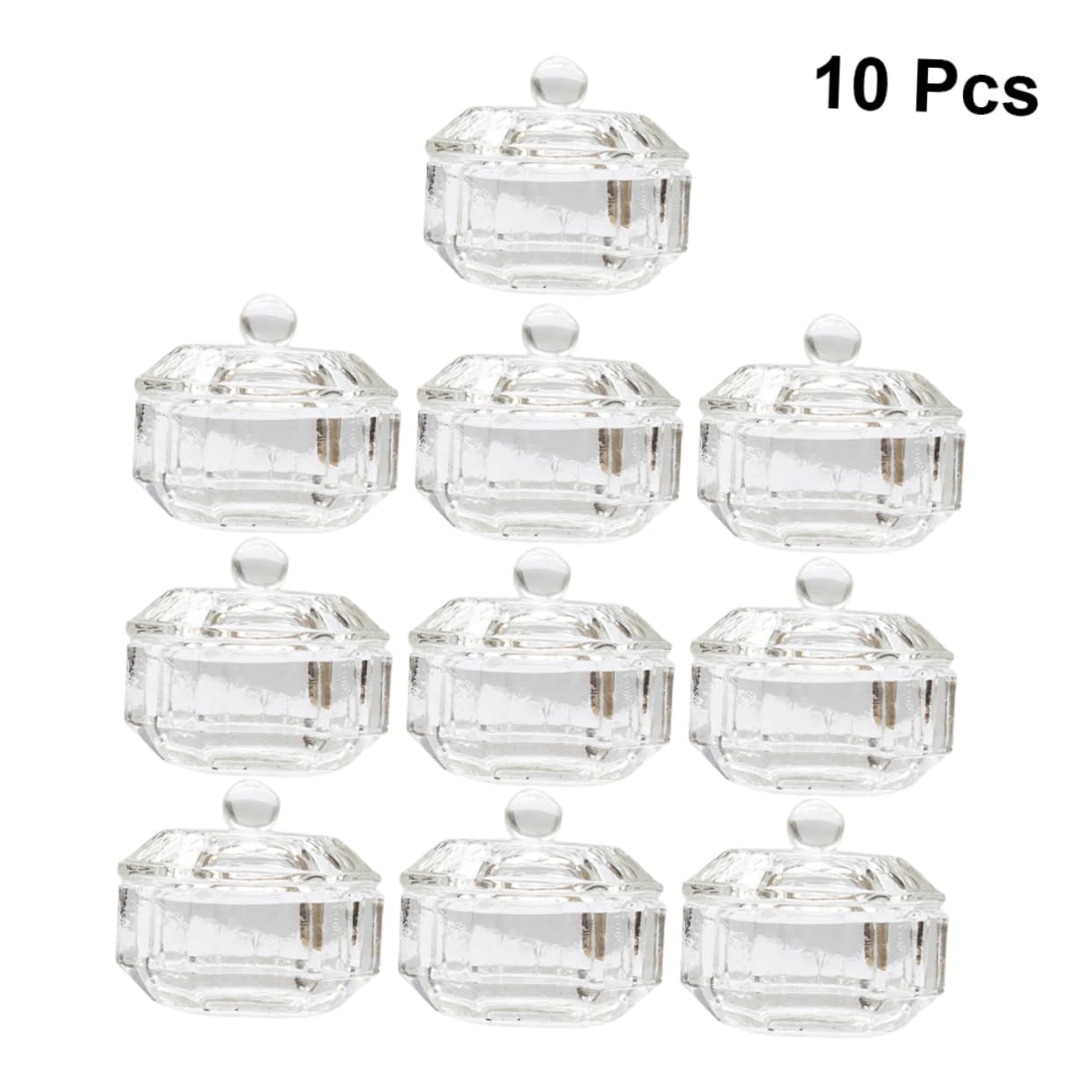 OSOLADY Nail Art Set 10pcs Crystal Carving Pen Wash Cup Nail Pen Cup Multifunctional Manicure Tools