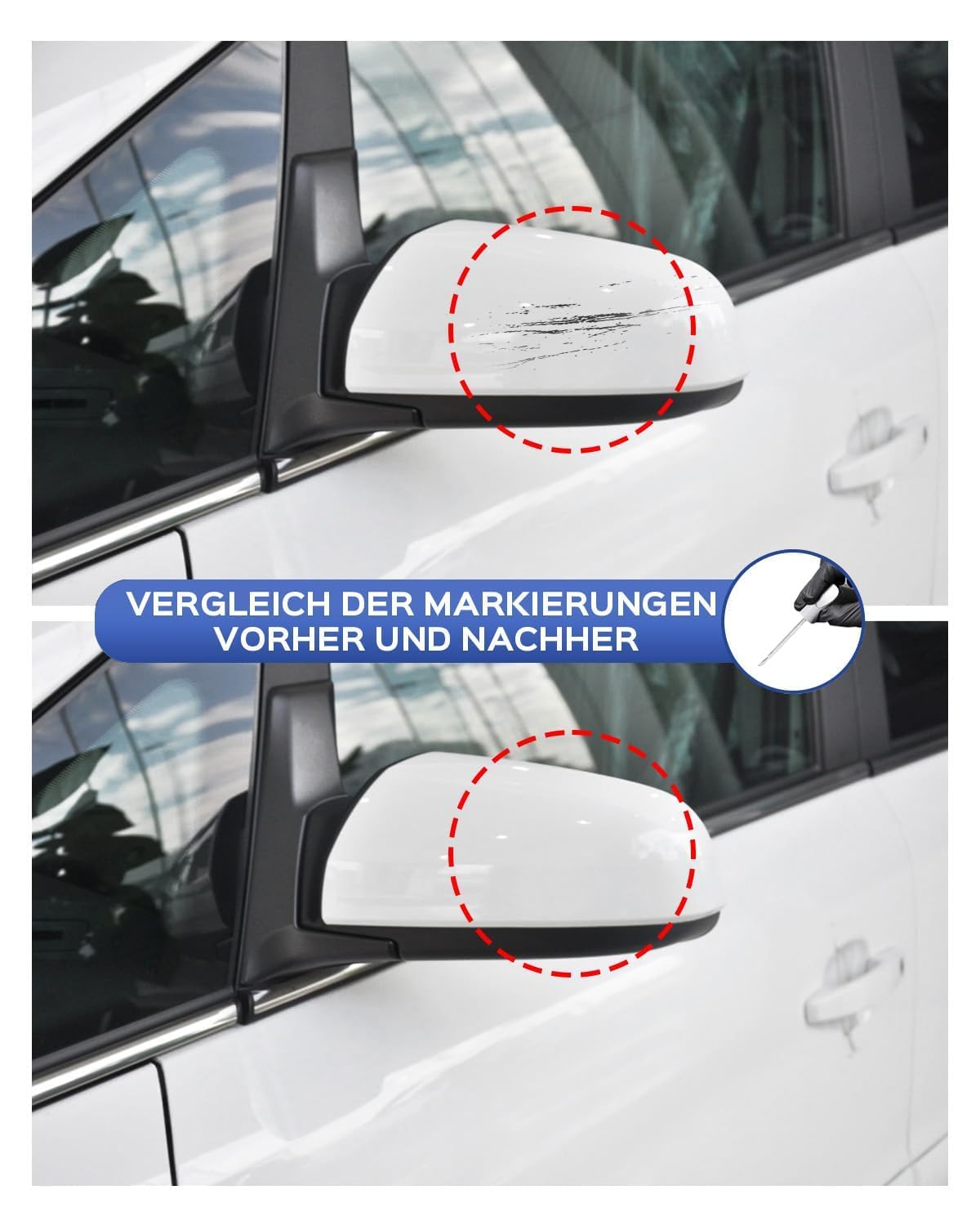 G40 / EVL/10H grigio pietra di luna metallizzata/Moonstone Grey Metallic Kit di ritocco per Opel corrispondenza esatta – riparazione di graffi e scheggiature