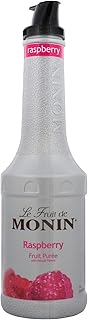 Monin - Raspberry Purée, Rich Berry Flavor, Great for Teas, Sodas, Cockt...