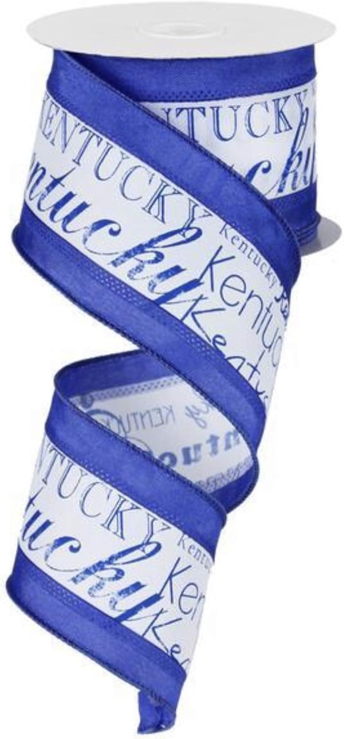 2.5” Satin Kentucky Wired Ribbon 10 Yards