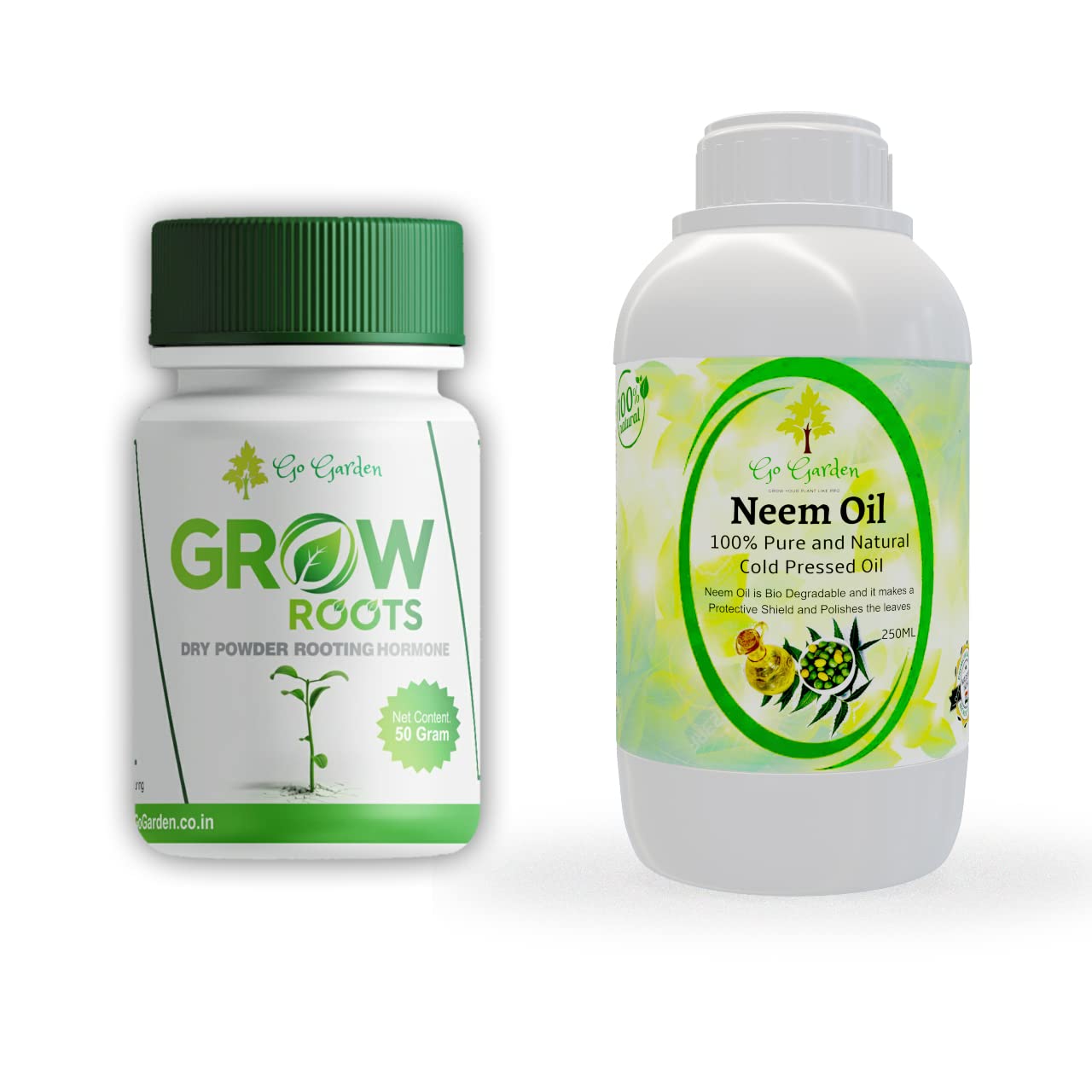 Go Garden 250 ML Neem Oil For Plant Pest Control & 50 G Grow Roots Rooting Hormone for Plants Cuttings (B08SCL36ZB) Amazon Price History, Amazon Price Tracker