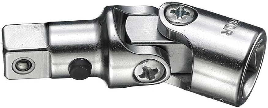 Stahlwille 12021000 3/8 Drive Quick-Release Universal Joint with Safety Lock, Ergonomic Design for Quick Tool Change, 60mm Length, 66g Weight, Made in Germany