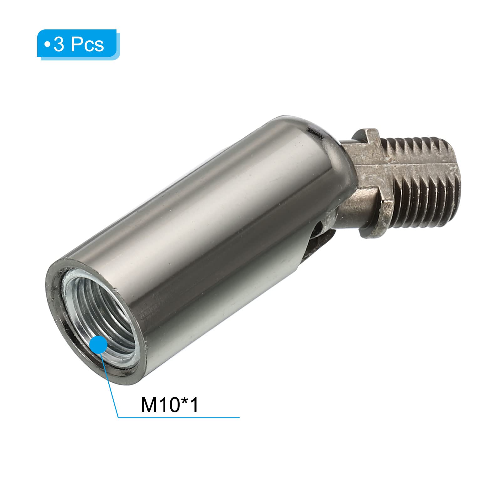 Adaptateur Plafond Incliné 180° – Lot De 3 – Filetage M10 – Pour Lustre Ou Plafonnier Sur Plafond Penché