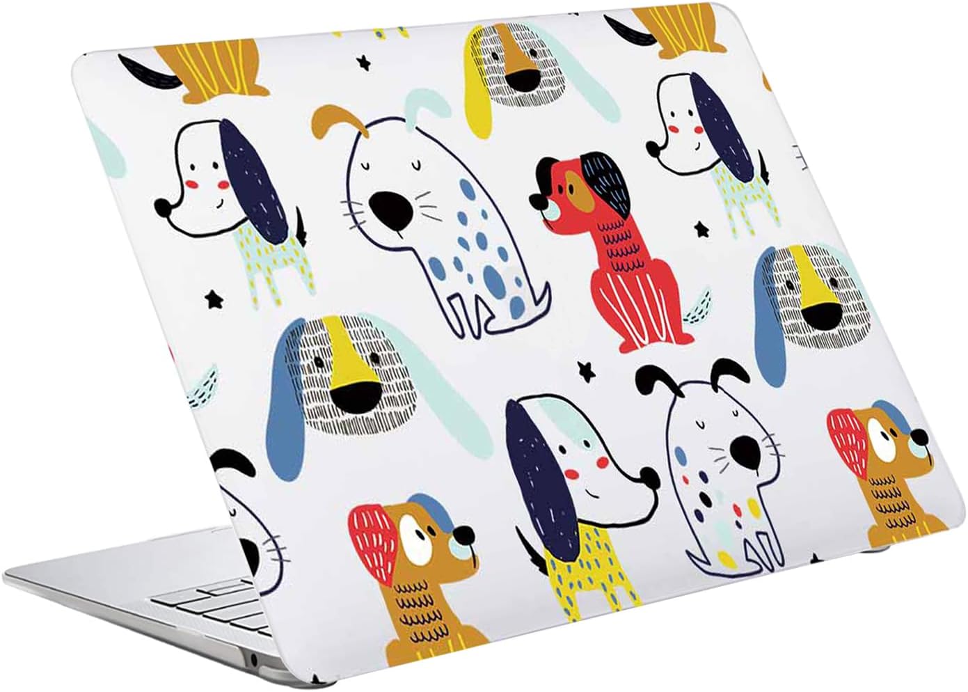 Laptop Hard Shell Case for MacBook Air 13.6 inch with Liquid Retina Display & Touch ID, Compatible with 2022 Release Model A2681 M2, Plastic Protective Hard Shell Case Cover, Cute Dog