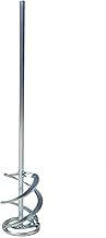 Helix Plus Mixing Paddle 70 x 400 x 8mm - HEX - Galvanized Mixer, Whisk, Stirrer -2-Blade - for Plaster, Gypsum, Adheives, Concrete, Cement, Glue, Paint, DIY - TLTY-1192 OC