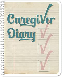 BookFactory Caregiver Daily Log Book, 8.5" x 11", Wire-O, 100 Pages