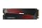 Samsung 990 PRO Heatsink NVMe M.2 SSD with heat sink, 4 TB, PCIe 4.0, 7,450 MB/s read, 6,900 MB/s write, Internal SSD with RGB for PC/console gaming and video editing, MZ-V9P4T0CW