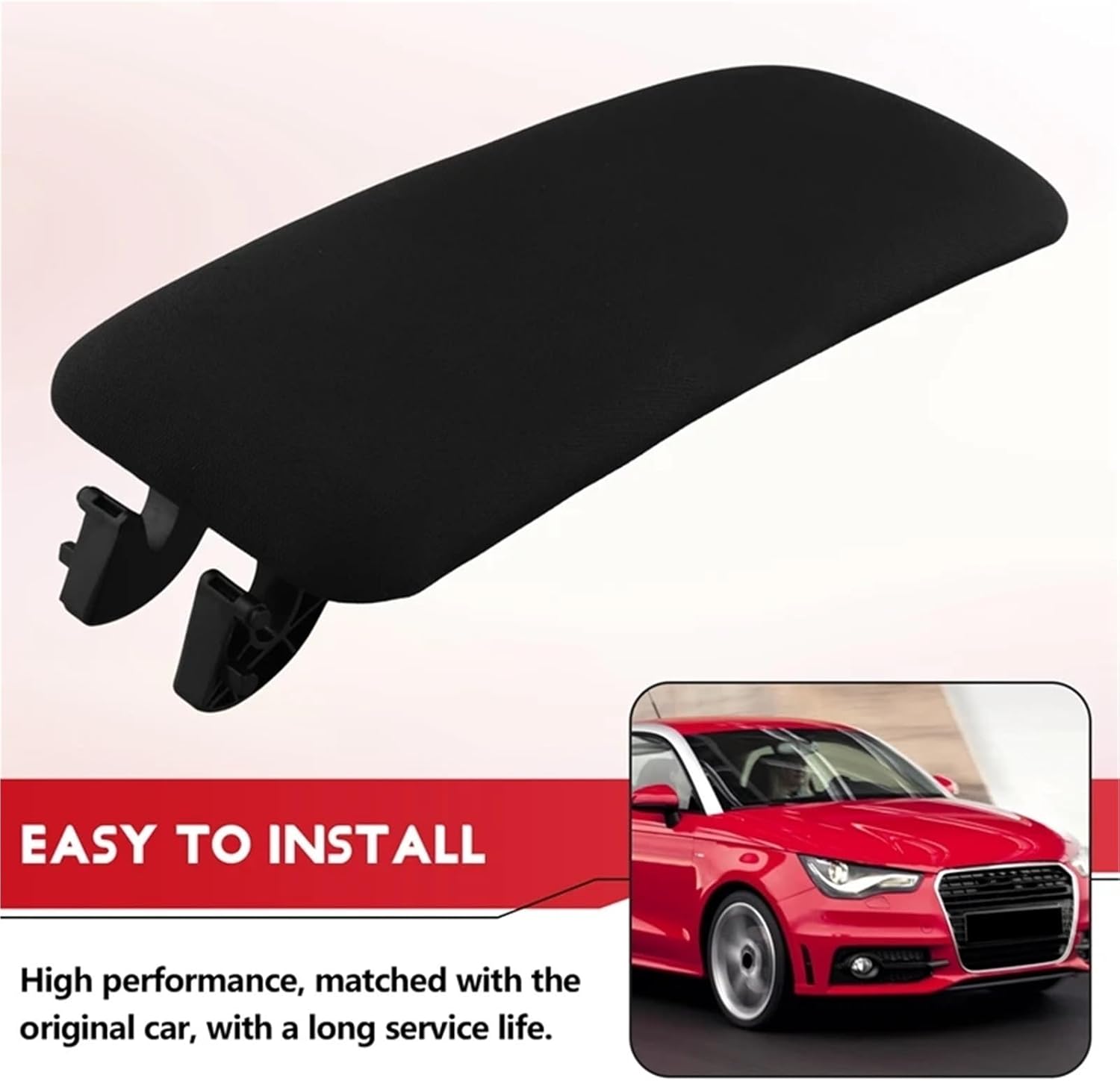8X0864245B Car Center Console Armrest Upper Cover Latch for A1 8X1 8XK 2012-2018 Arm Rest Box Lid Pad Cloth+Plastic