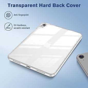 ProCase Clear Back Case for iPad (A16) 11th / iPad 10th Gen -Clear