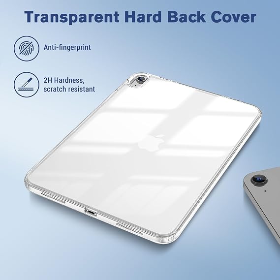 ProCase Clear Back Case for iPad (A16) 11th / iPad 10th Gen -Clear