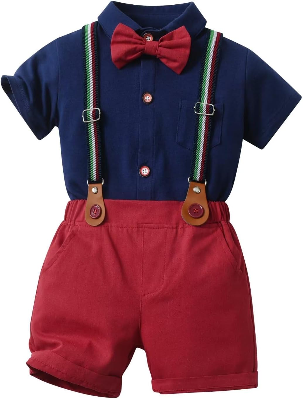 Tiepant Baby Boy Suit Gentleman Outfit Tuxedo Clothes Set 0-24M