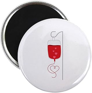 CafePress Blood Drive Donor Donation Bag Magnets 2.25" Magnet (100 pack)