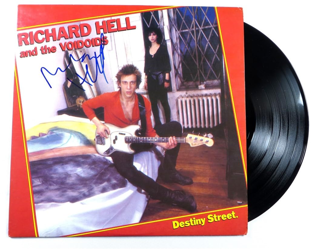 Amazon.com: Richard Hell Autographed Record Album Cover Voidoids