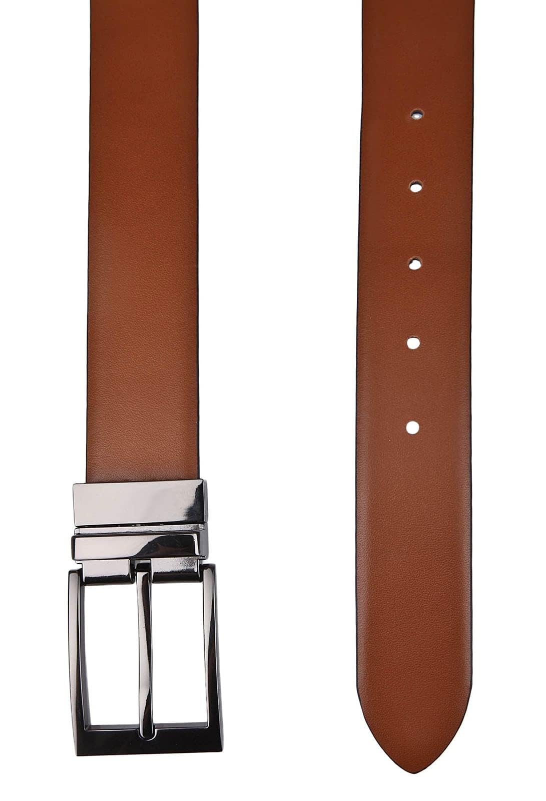LLoyd Herren Leder Gürtel Wendegürtel bombiert schwarz - blau kürzbar 35mm Ledergürtel