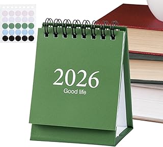 小型デスクカレンダー - 2026年1月から2027年7月まで 学校用品,月間デスクプランナー | 職場 家庭 勉強 ワークステーション 図書館 カウンター 会議室向け