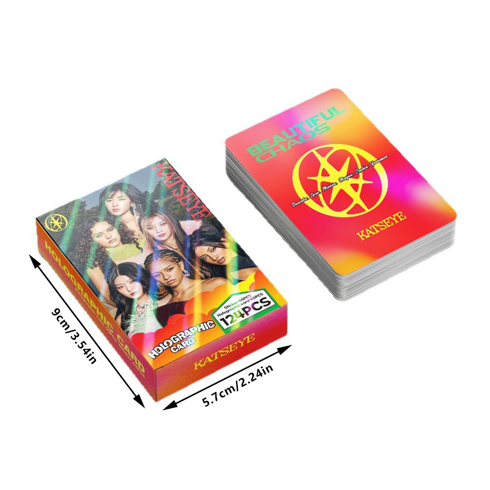 Amazon.com: YLDBWDX Katseye Photocards Flash Lomo Cards Set Gift