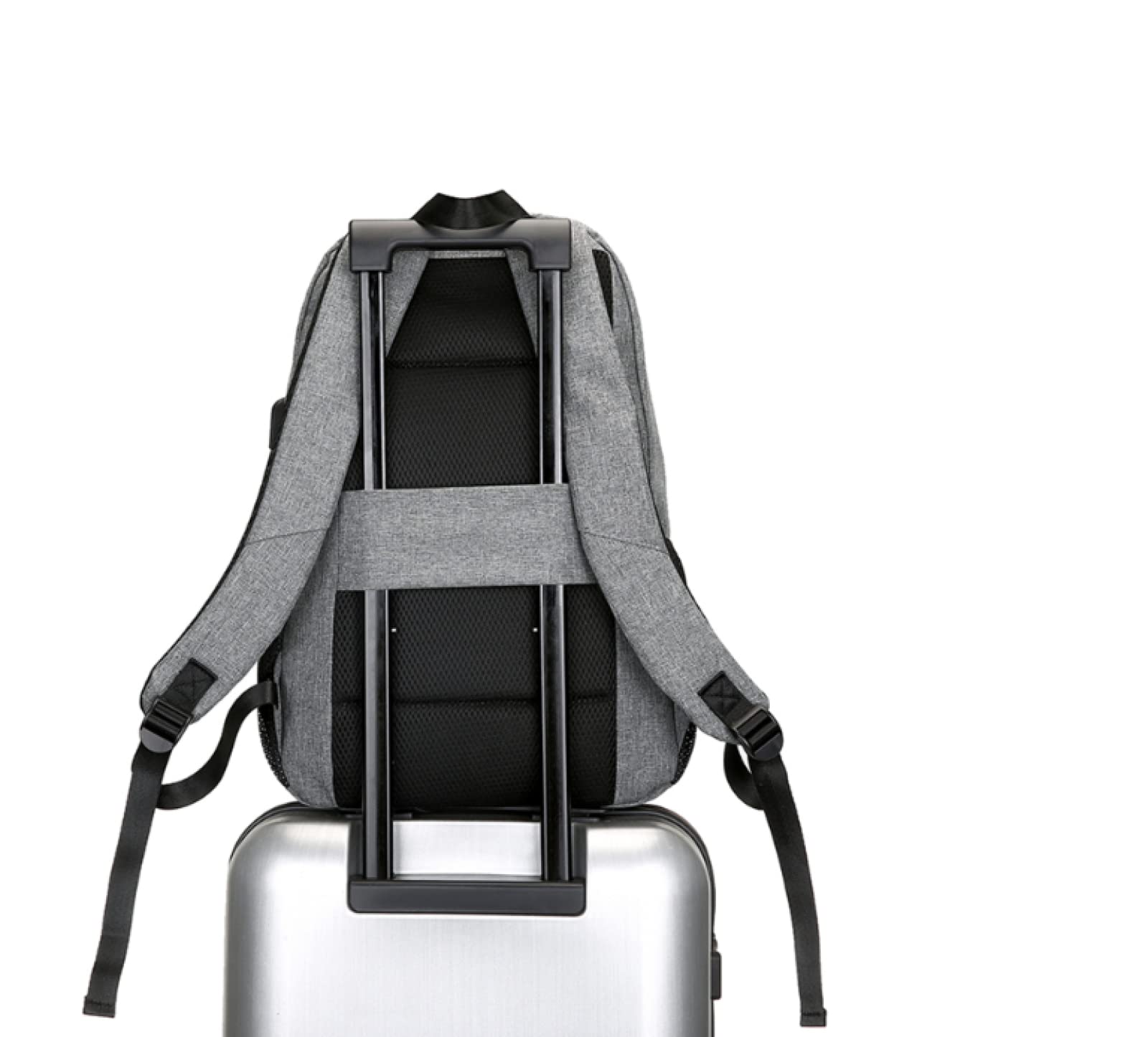 Plecak męski i damski na laptopa Podróżne wodoodporne plecaki USB Charging School Bag Anti-theft
