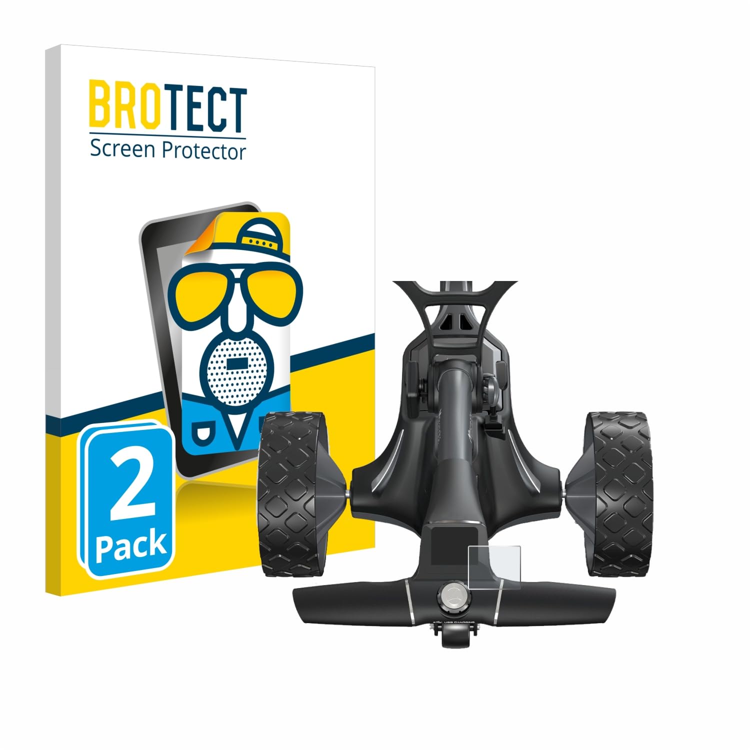Bruni 2x Proteggi Schermo per Motocaddy M5 GPS DHC