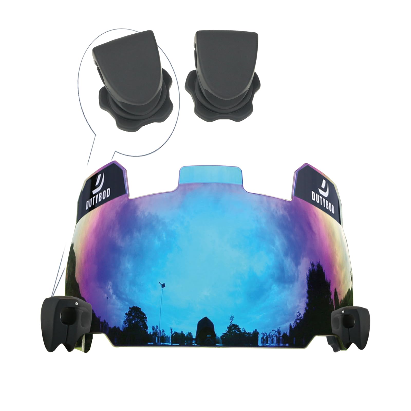 Football Visor, Clear Football Helmet Visor, Football Shield, Fits Youth and Adult Football Helmets