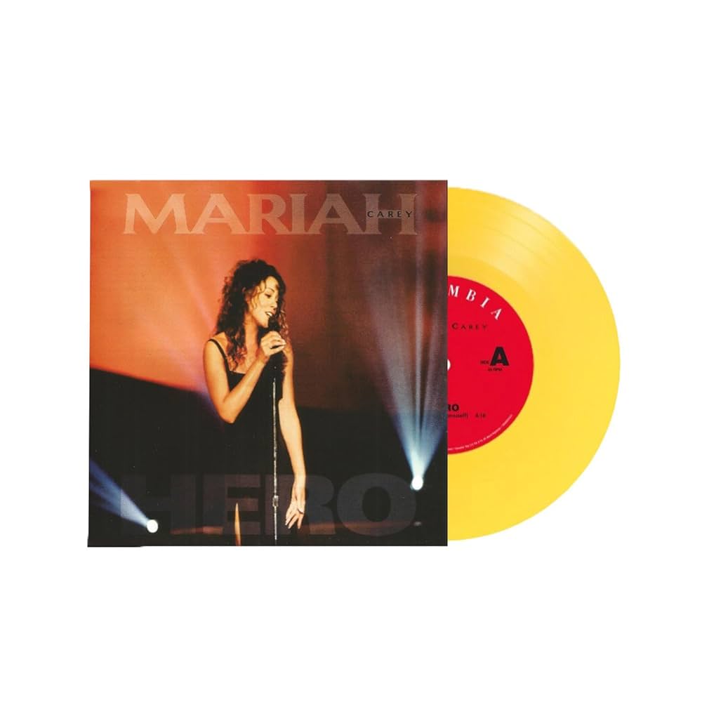 Mariah Carey 限定7インチレコード！ Amazon.com: Mariah Carey Hero 7