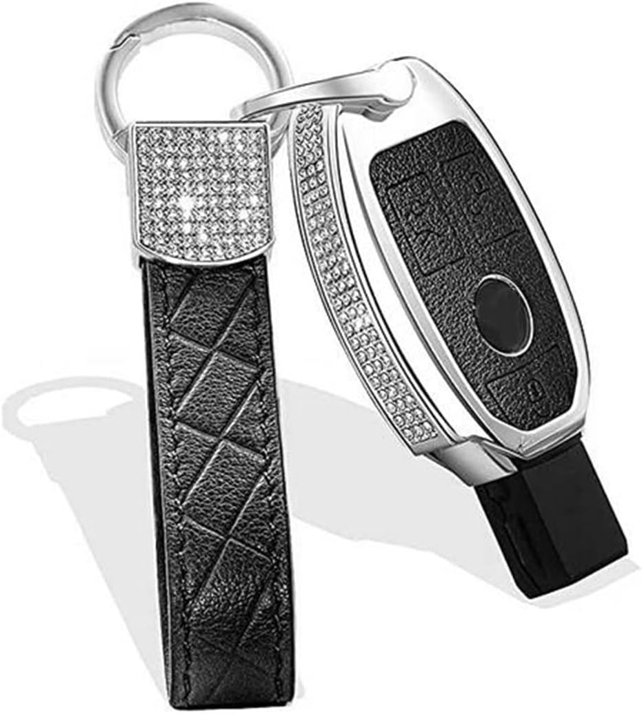 YUWATON Car Key Case Shells Key Cover Bling Accessories for