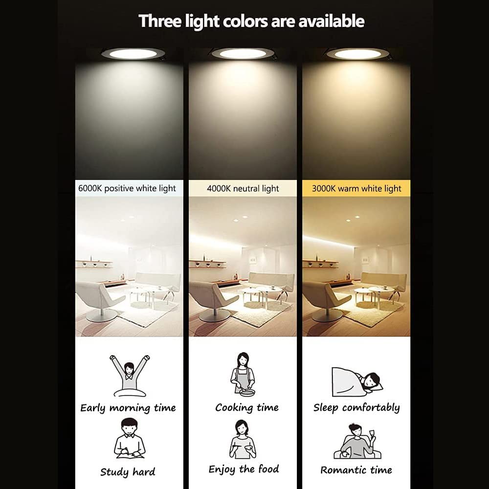 Oprawy typu downlight do sufitu Kwadratowe oprawy LED Downlight Wykończenie przegrodą Lampa sufitowa Czarne oświetlenie punktowe LED Oświetlenie wewnętrzne Odblaski Downlight do łazienki Kuchnia Toil