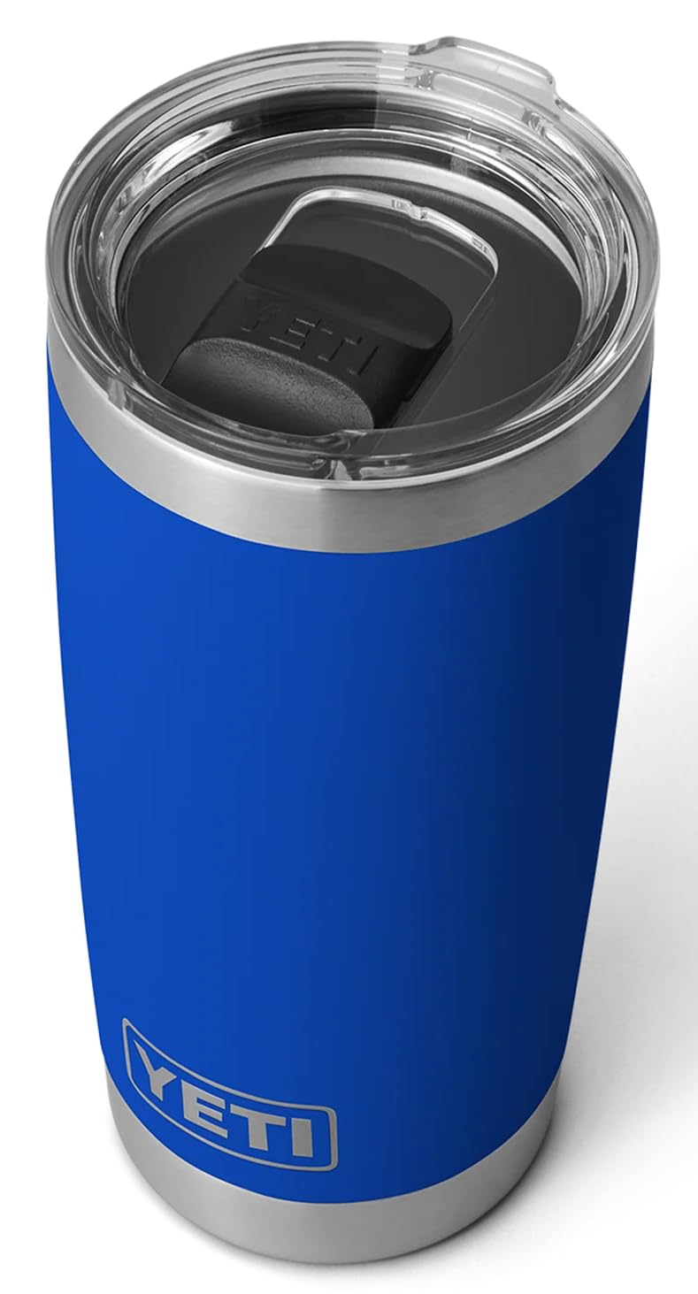 YETI Rambler 20 oz (591 ml) Tumbler with Removable Magslider Lid, Stainless Steel Vacuum Insulated Coffee Cup, Royal Blue — image 1