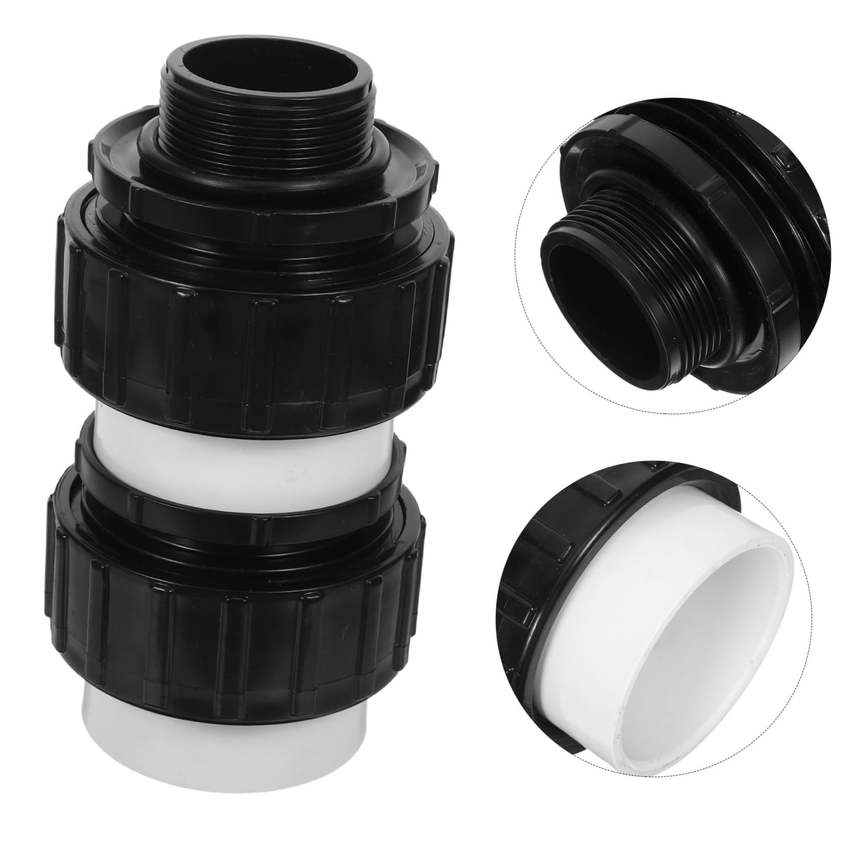 Adaptateur pour Pompe Piscine Résistant Haute Température Joint Coulissant Étanche Construction Abs Compatible Multi-Marques Maintien Stabilité Pompe Spa