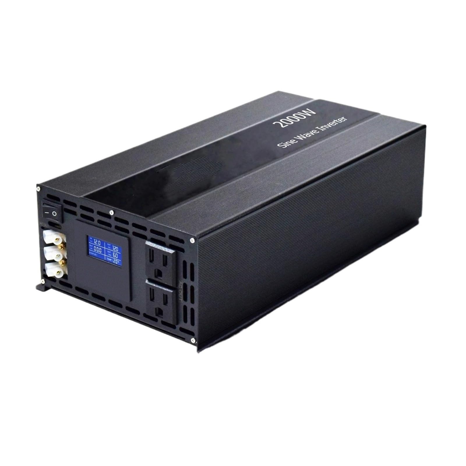 Convertidor Adaptador Panel Solar Batería Inversor Onda Sinusoidal para Pura Fuera Red 1KW 2KW 3KW 12V/24V/36V/48V DC A 110/120V/220V/230V/240V AC inversor