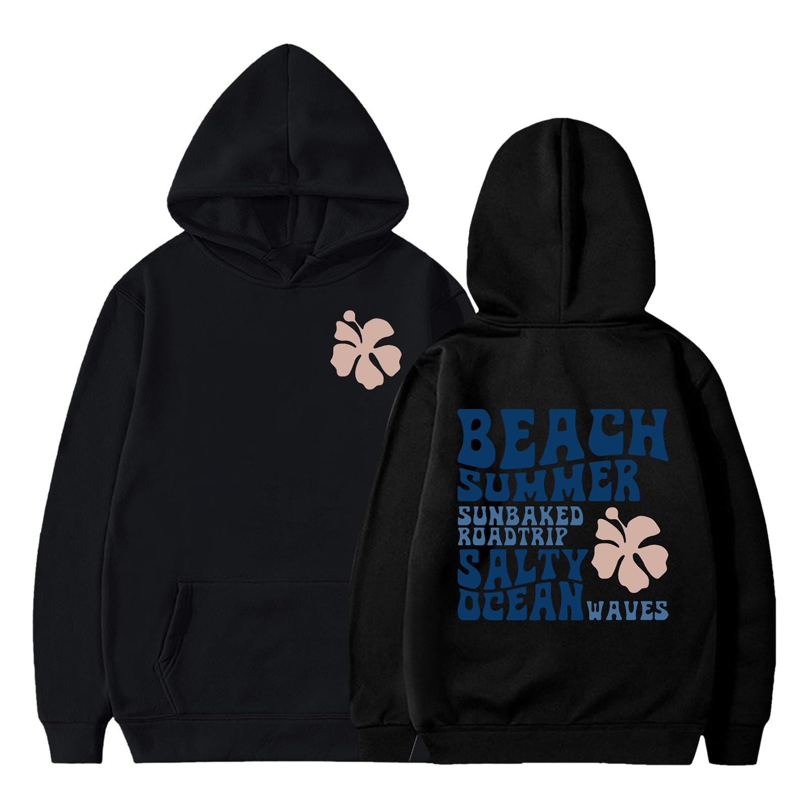 Sunnyuk Sudaderas Delantera Gorro con Cordón Bolsillo Sudadera Delantero De Moda Urbana Sudadera Distintos Colores Sudadera con Capucha Manga Larga con Estampación