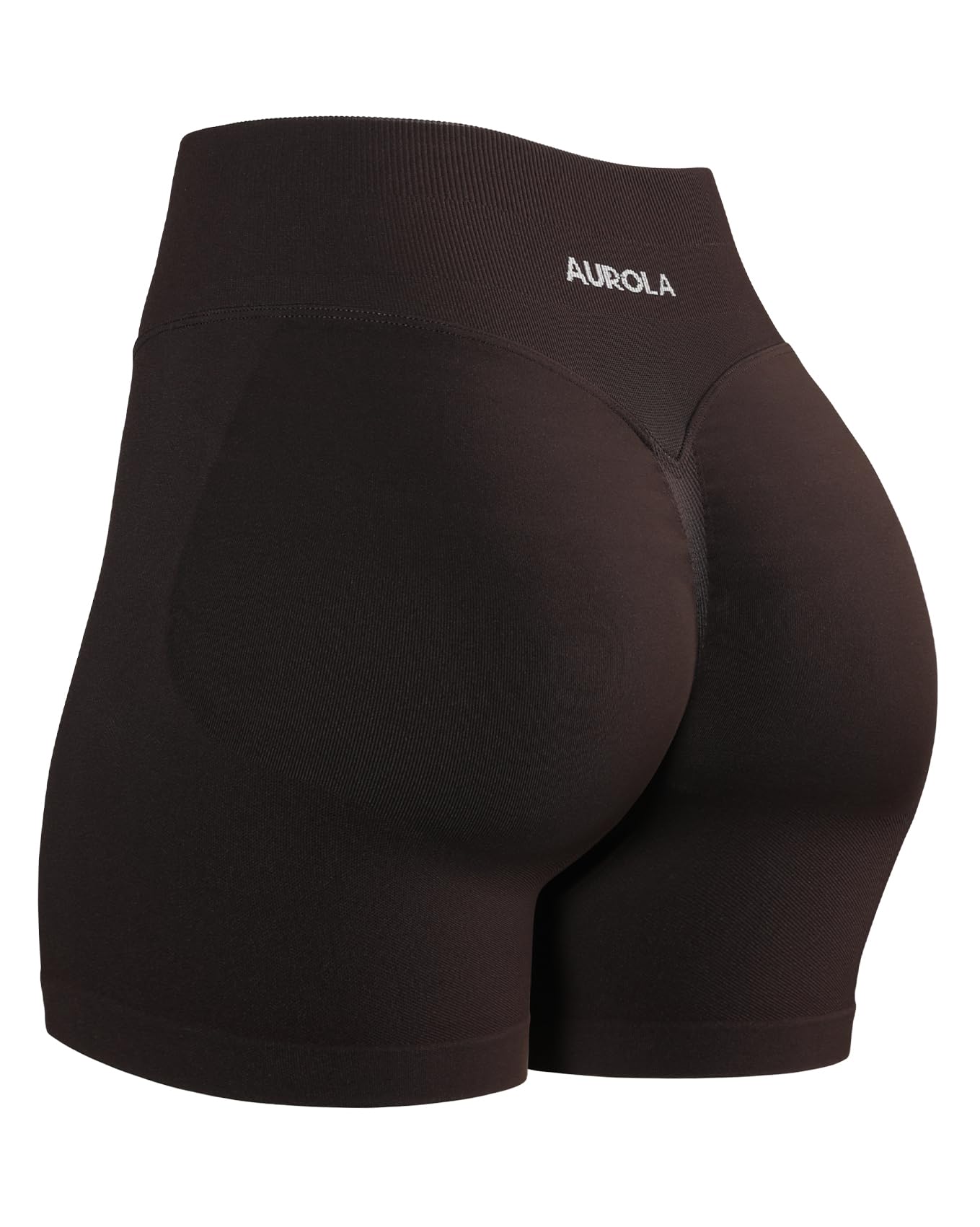 AUROLA Influence Workout Shorts for Women,2.5 3.5 4.5 5.5 6.5 No Roll Up Squat Proof Scrunch Seamless Compression Gym Short