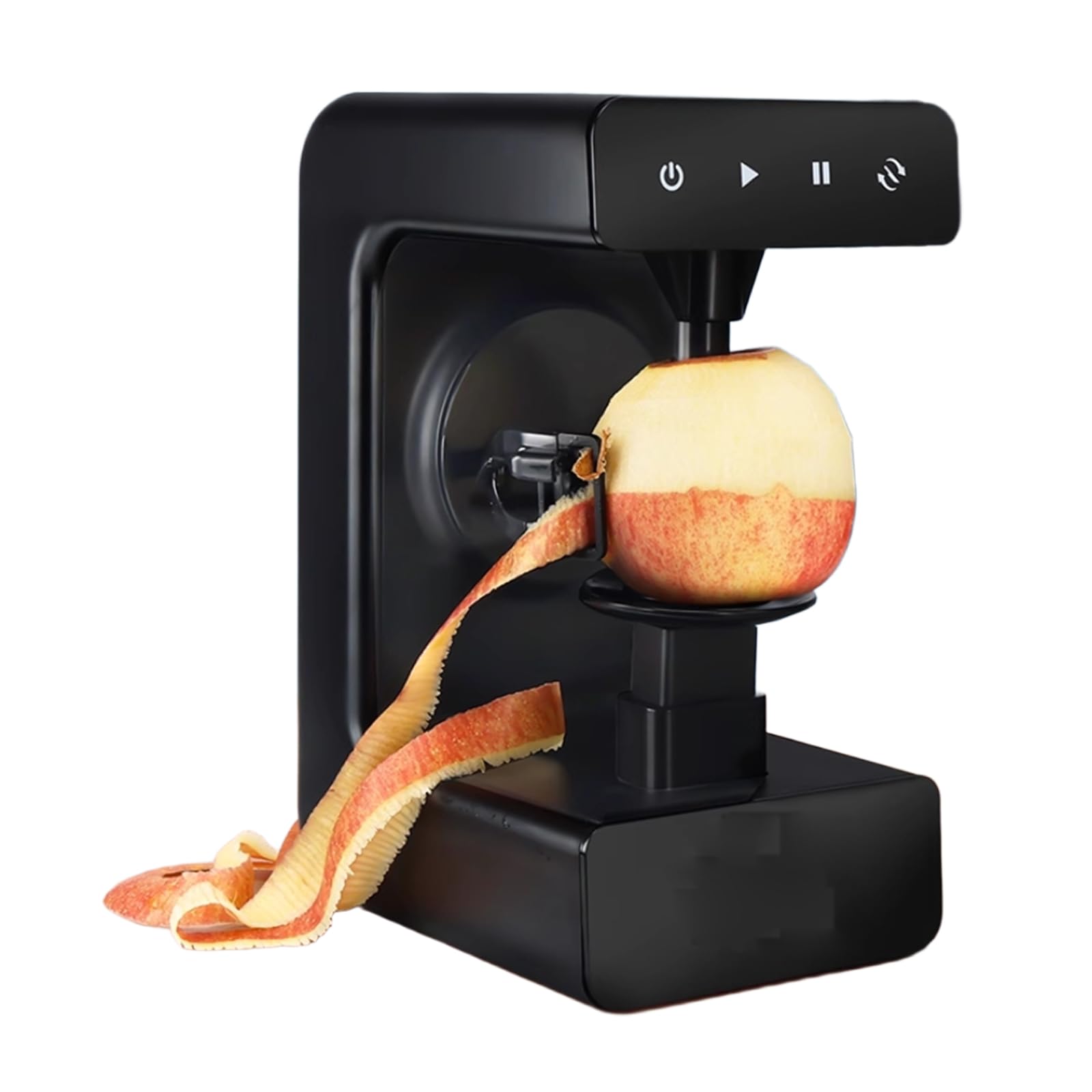 Peller Elettrico di Frutta, Peller Multifunzionale di Mele, Acciaio Inossidabile Durevole, Rimovibile, Dotato di Cuscinetti Anti-Scivolamento, È Home Essentials
