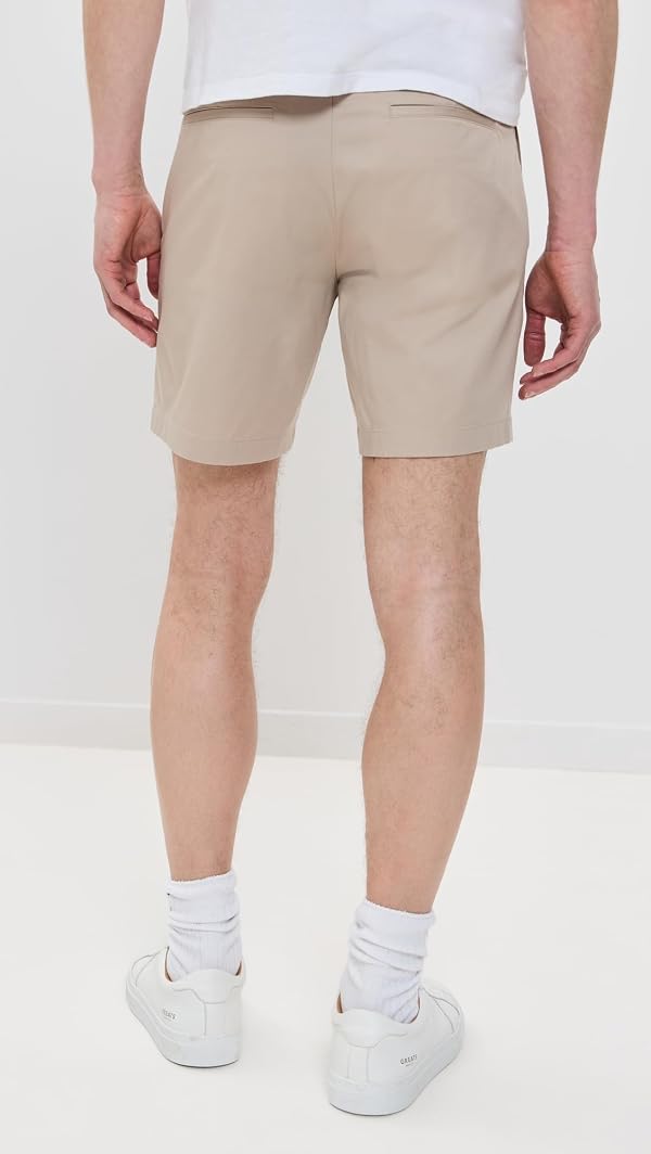 Theory Men's Hanson Twill Zaine Shorts 7", Earl Grey, 32 by Theory - Used condition - Image 3