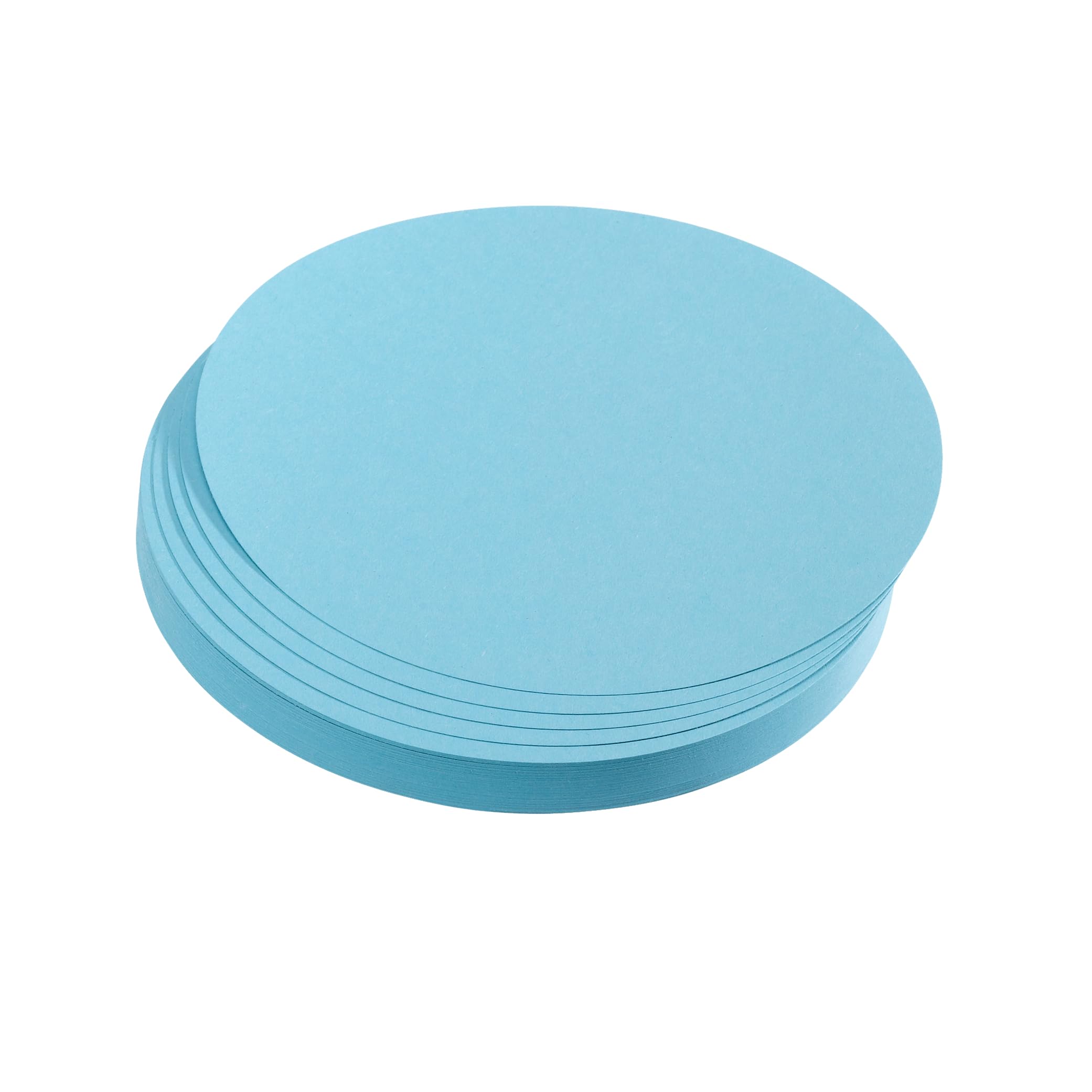 Franken Kreise UMZ 10 04 Presentation Cards Circular 9.5 cm Diameter 130 g/m² Pack of 500 Yellow 500 Stück Light Blue