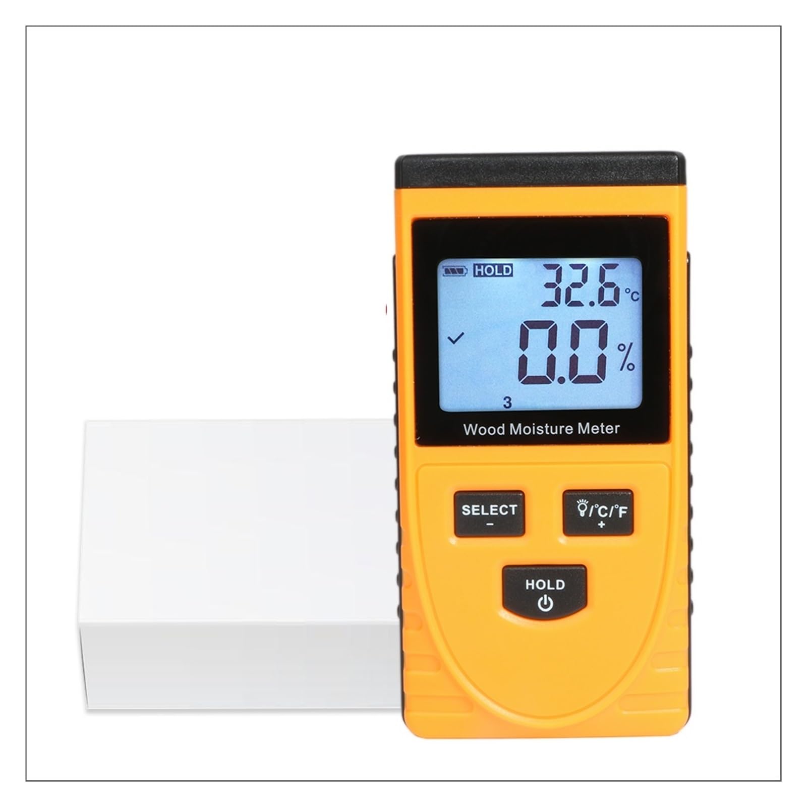 0.5-79.5% Digital Wood Moisture Meter GM630 Wood Humidity Tester Tools Hygrometer Timber Damp Detector LCD Display