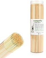 Vista 10 de 200 unidades: brochetas de bambú de 12 pulgadas, pinchos de madera de primera calidad sin astillas, brochetas para parrilla, barbacoa, aperitivo