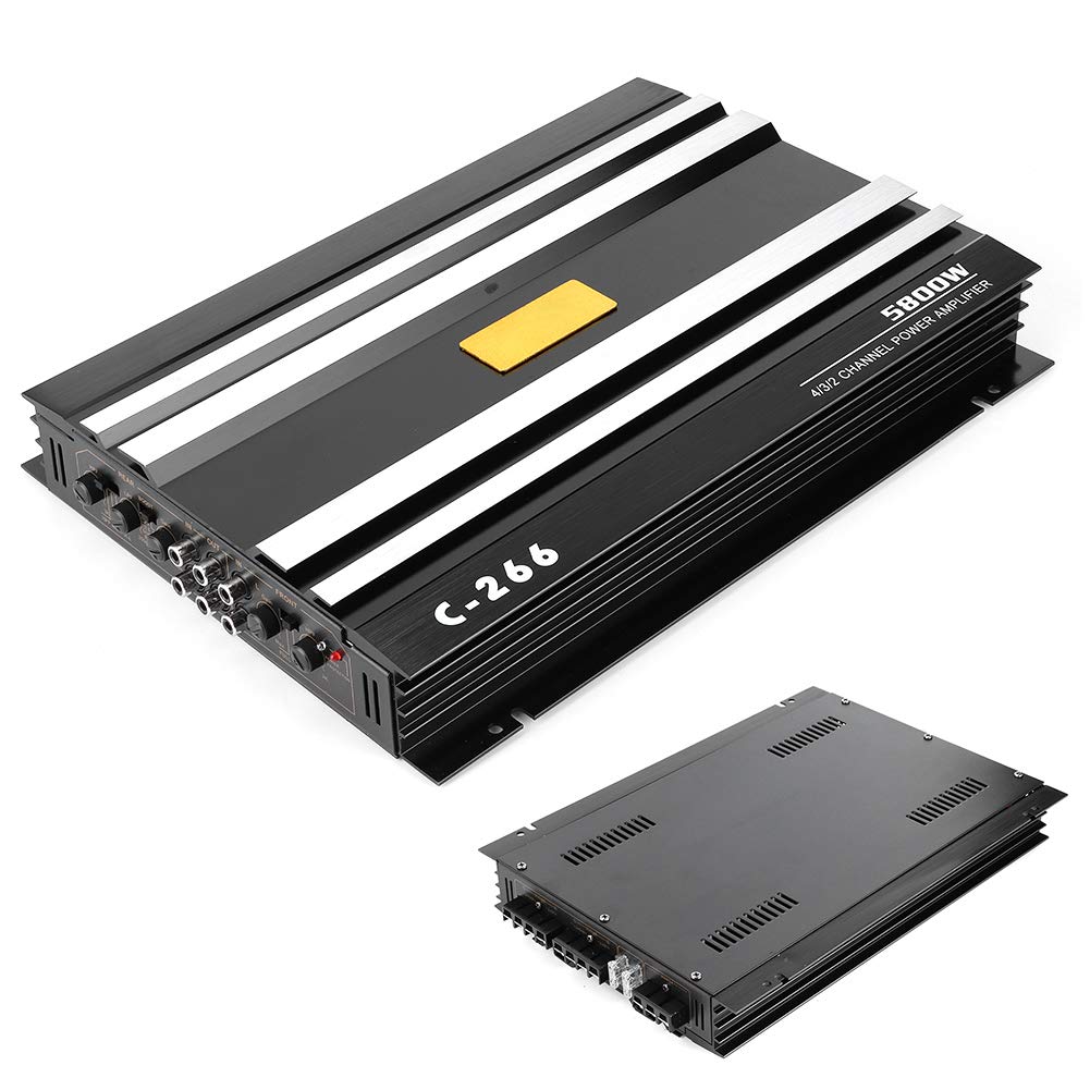 voiture stéréo amplificateur Audio haut-parleur amplificateur de puissance 12V 5800W universel 4 canaux voiture stéréo amplificateur Audio pour camion