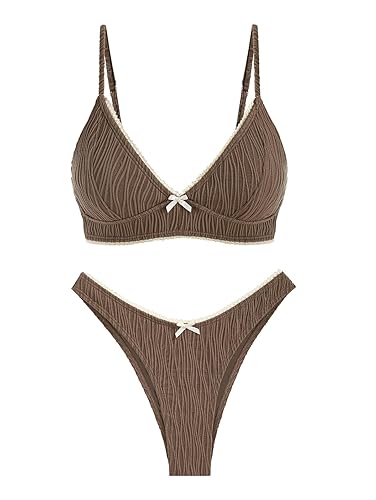 seamoly Cheeky Bikini Set - Deep Coffee