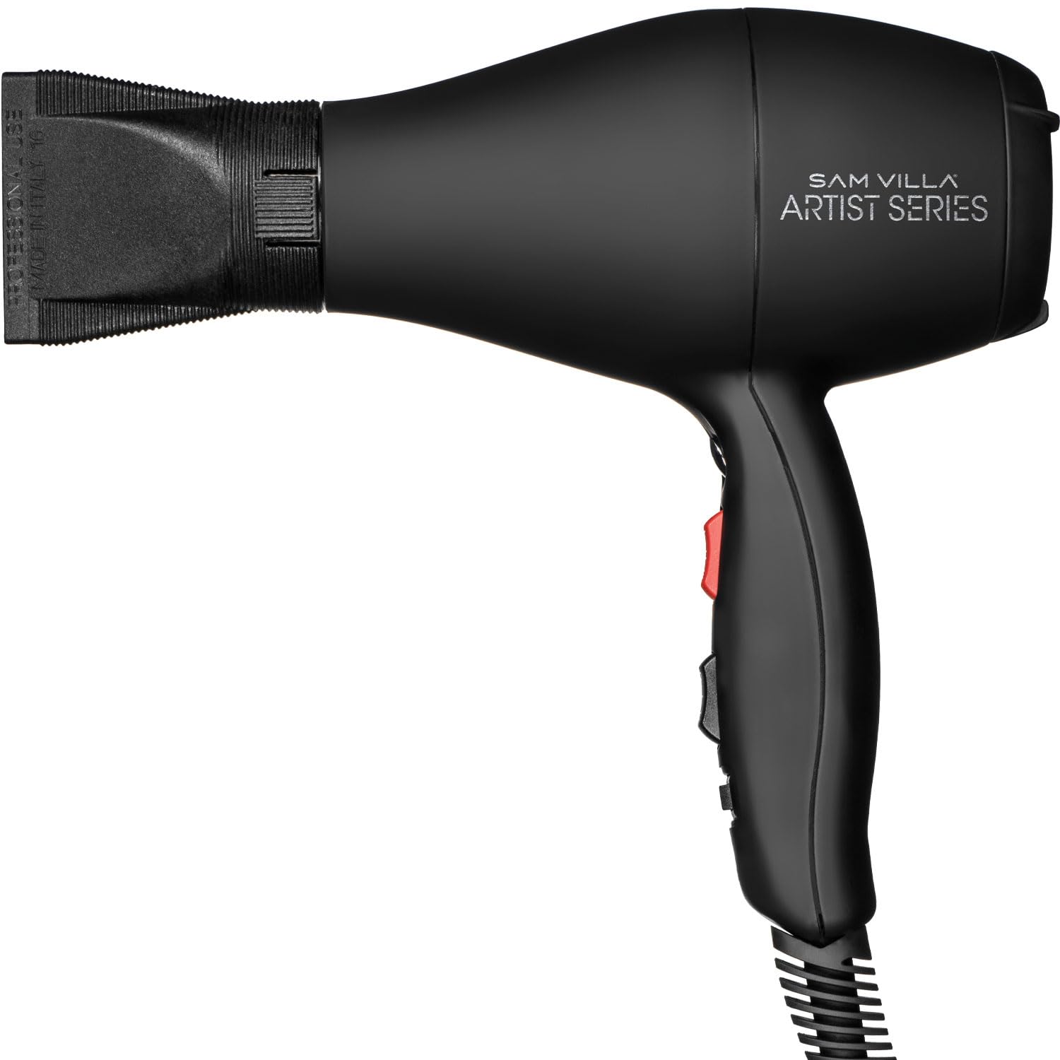 Sam Villa Artist Series Ionic Hair Dryer, Variable Speed & Heat, Black