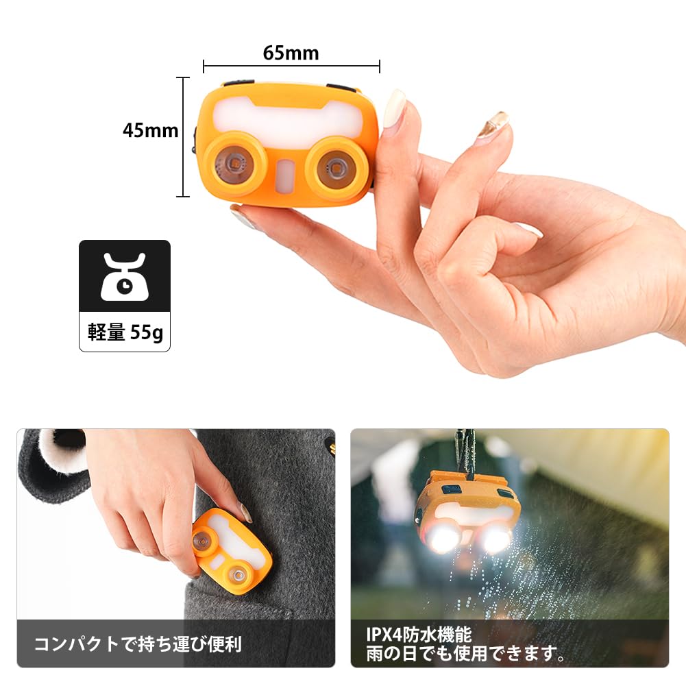 Amazon.co.jp: Msnaile ヘッドライト キャップライト 充電式 500