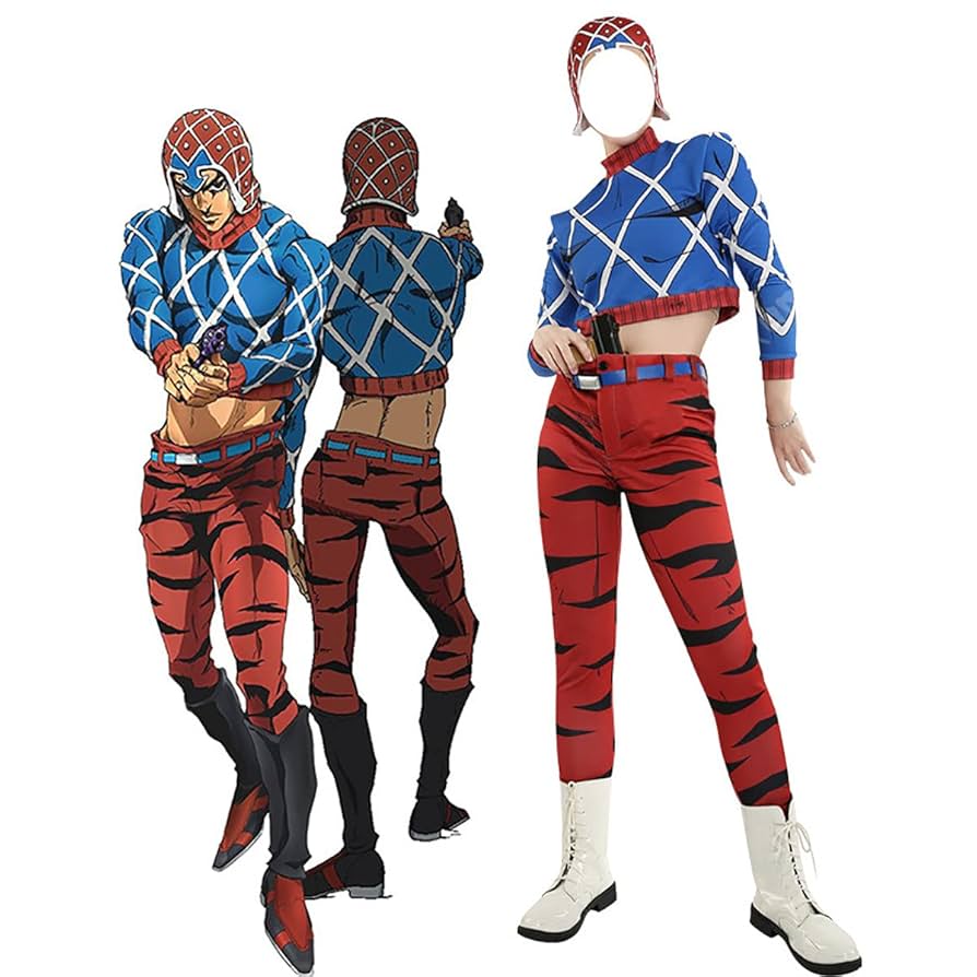 Amazon.co.jp: [HAOJEE] グイード・ミスタコスプレ衣装 靴追加可