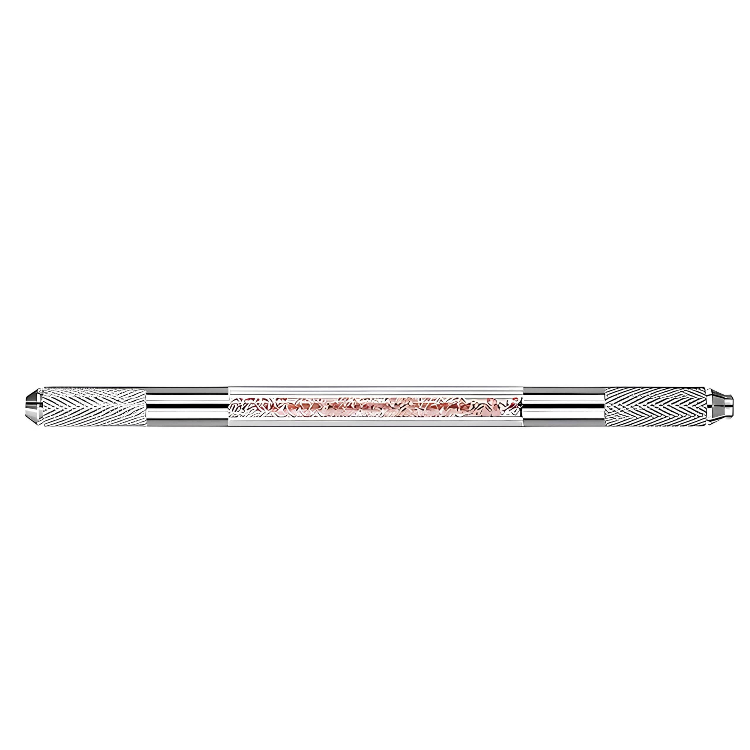 GLOBEELE Light Orange_Double-Sided Microblading Pen – Manual Eyebrow Tattoo Tool with Lock Pin & Crystal Body, Professional Makeup & Microblade Supplies-image-15
