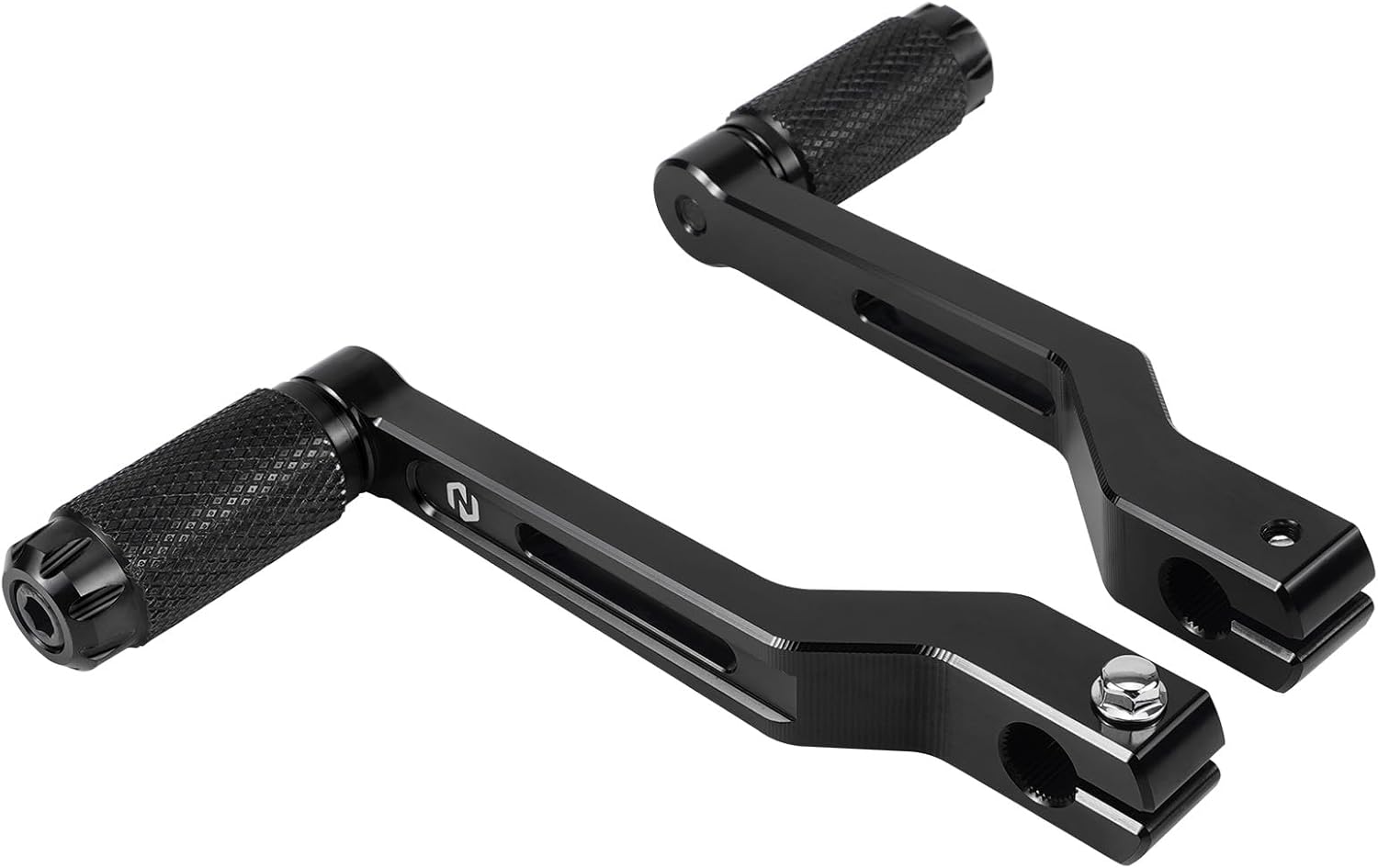 NICECNC Black CNC Gear Shift Lever Gear Lever Aluminum Compatible with Harley CVO Limited FLHTKSE 2014-2020, Electra Glide Highway King FLHFB 2023, Fat Boy 114 FLFBS 2018-2024, See Fitments