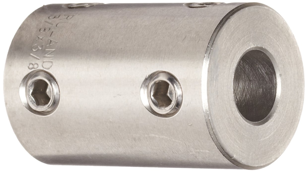 Ruland SCX-8-8-SS Set Screw Rigid Coupling, Stainless Steel, 1/2