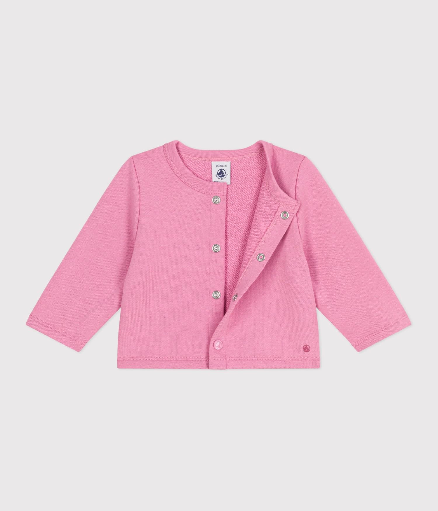 Petit Bateau Cardigan Bébé en Coton Uni A0ejp02 Vêtements Jour Bébé Fille (Lot de 1)